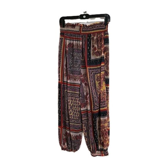 Free People Movement Sashay My Way Harem All Over Printed Pants Women’s Size S - Picture 3 of 10